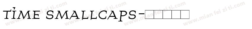 time smallcaps字体转换
